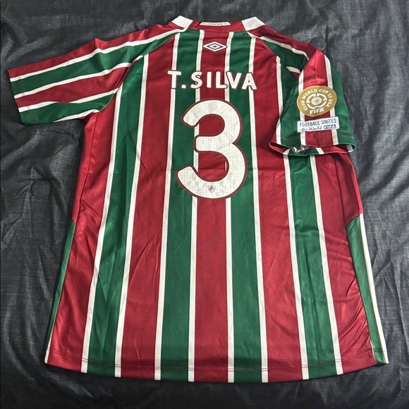 Umbro Other - Fluminense #3 Thiago Silva 2025-26 FIFA Club World Cup Umbro Home Jersey